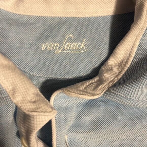 Van laack pullover light blue with white accents - Picture 3 of 3